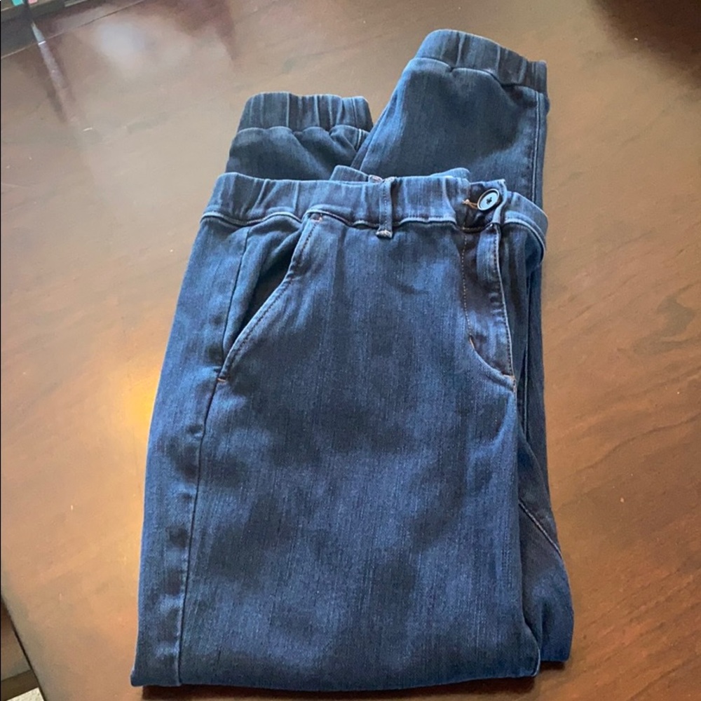Loft Denim Joggers size 6.
